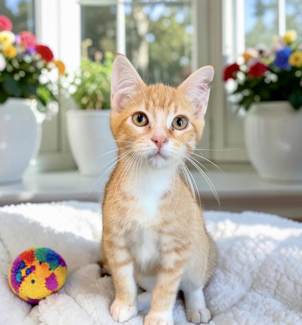 Enlarge Frizzle - KITTEN, a Adopted Tabby in Perry, IA image 4/4