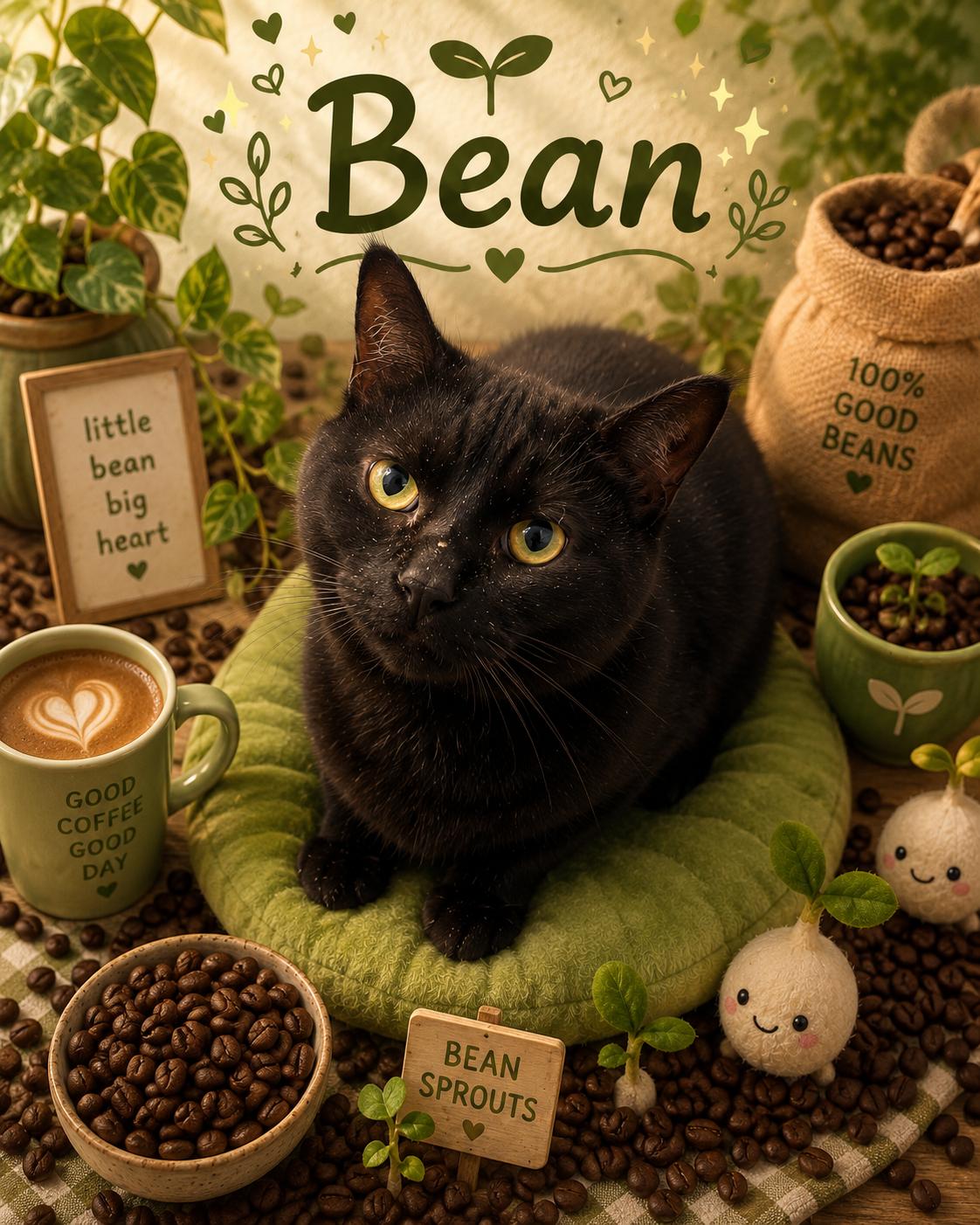 Bean, ADOPTABLE, Adult Male Domestic Short Hair.
