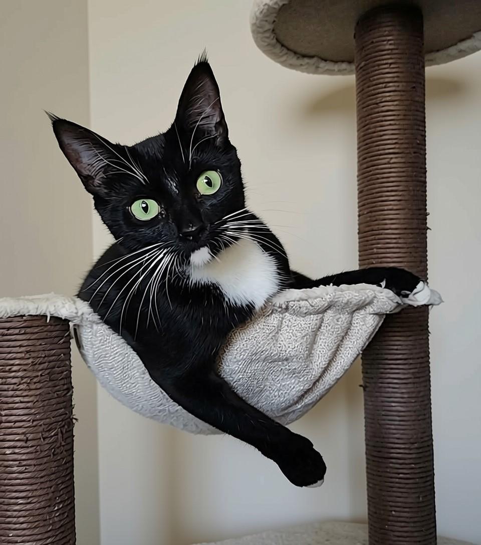Enlarge Tuxie, a Adoptable mixed breed in santa clara, CA image 4/6