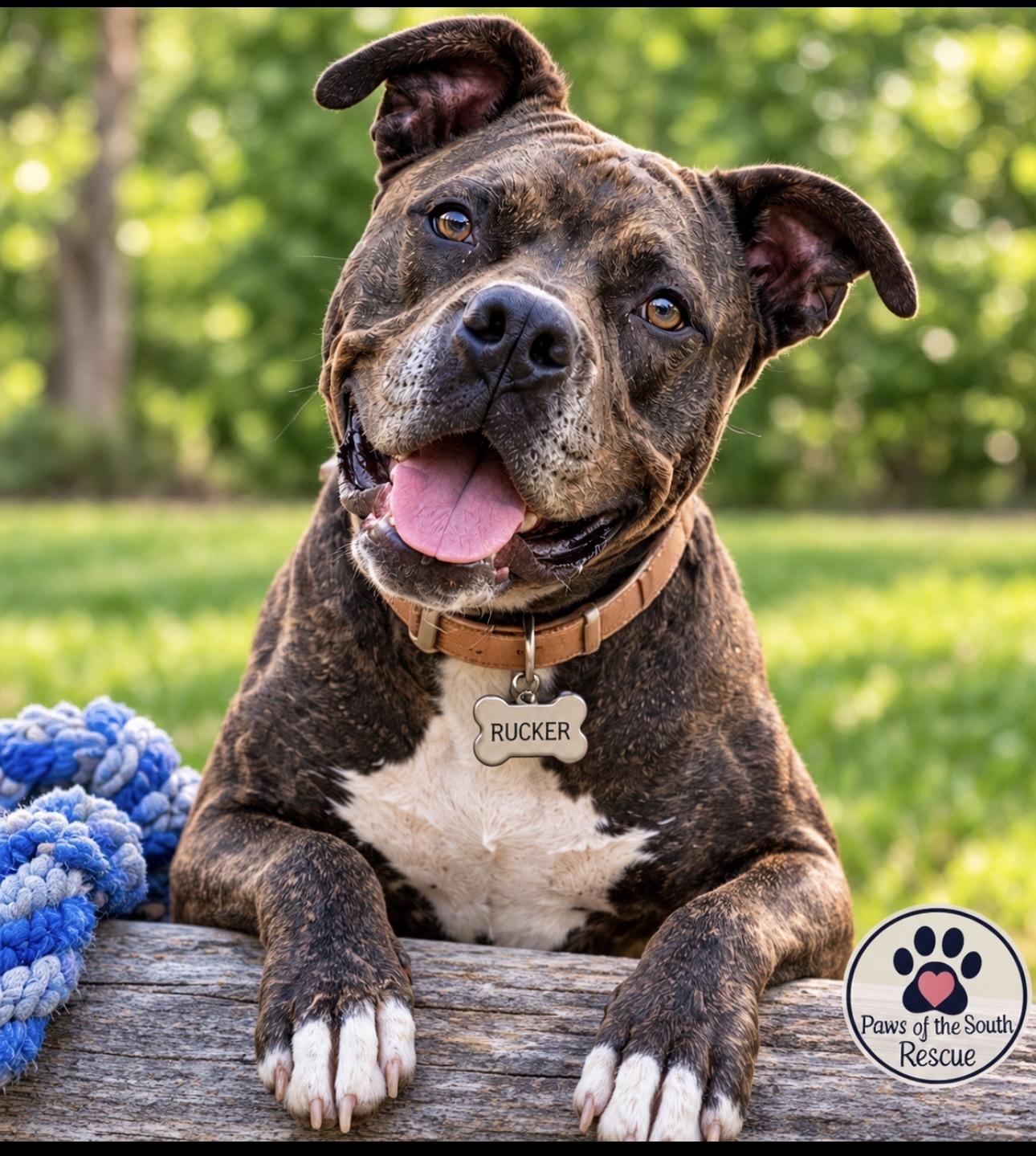 Enlarge Rucker, a Adoptable mixed breed in CUMMING, GA image 4/5