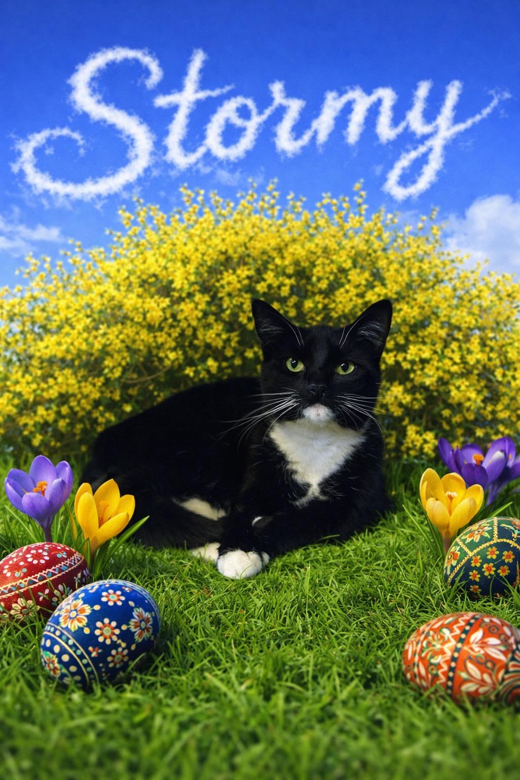 Enlarge Stormy, a ADOPTABLE Domestic Short Hair in West Pittston, PA image 2/4