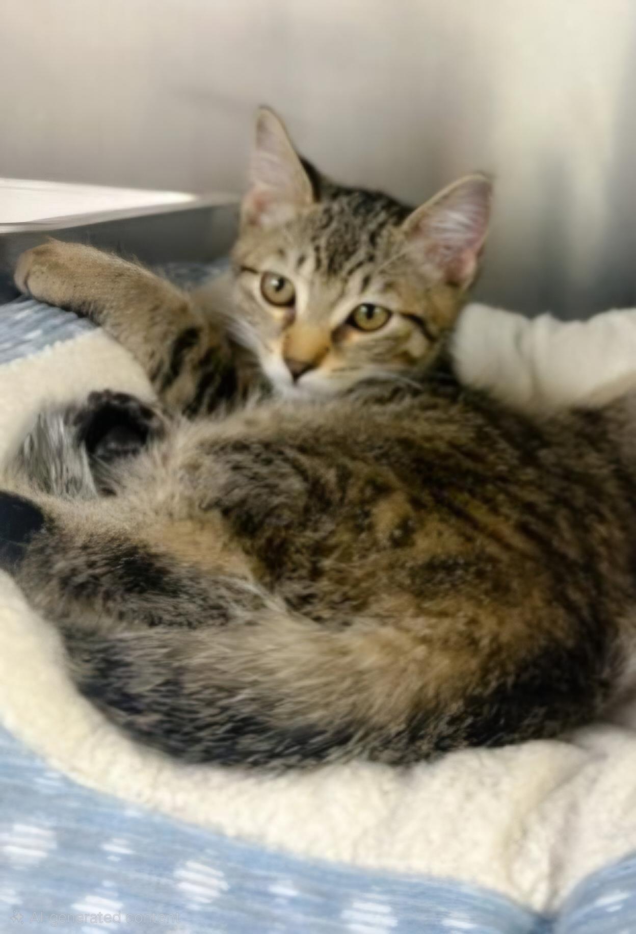 Auburn, ADOPTABLE, Kitten Female Domestic Short Hair.