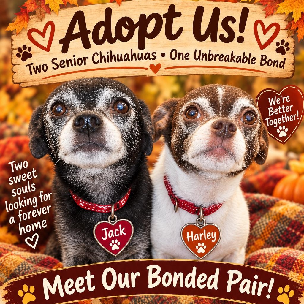 Enlarge Harley- Bonded to Jack, a Adoptable Chihuahua in Hartland, WI image 5/6