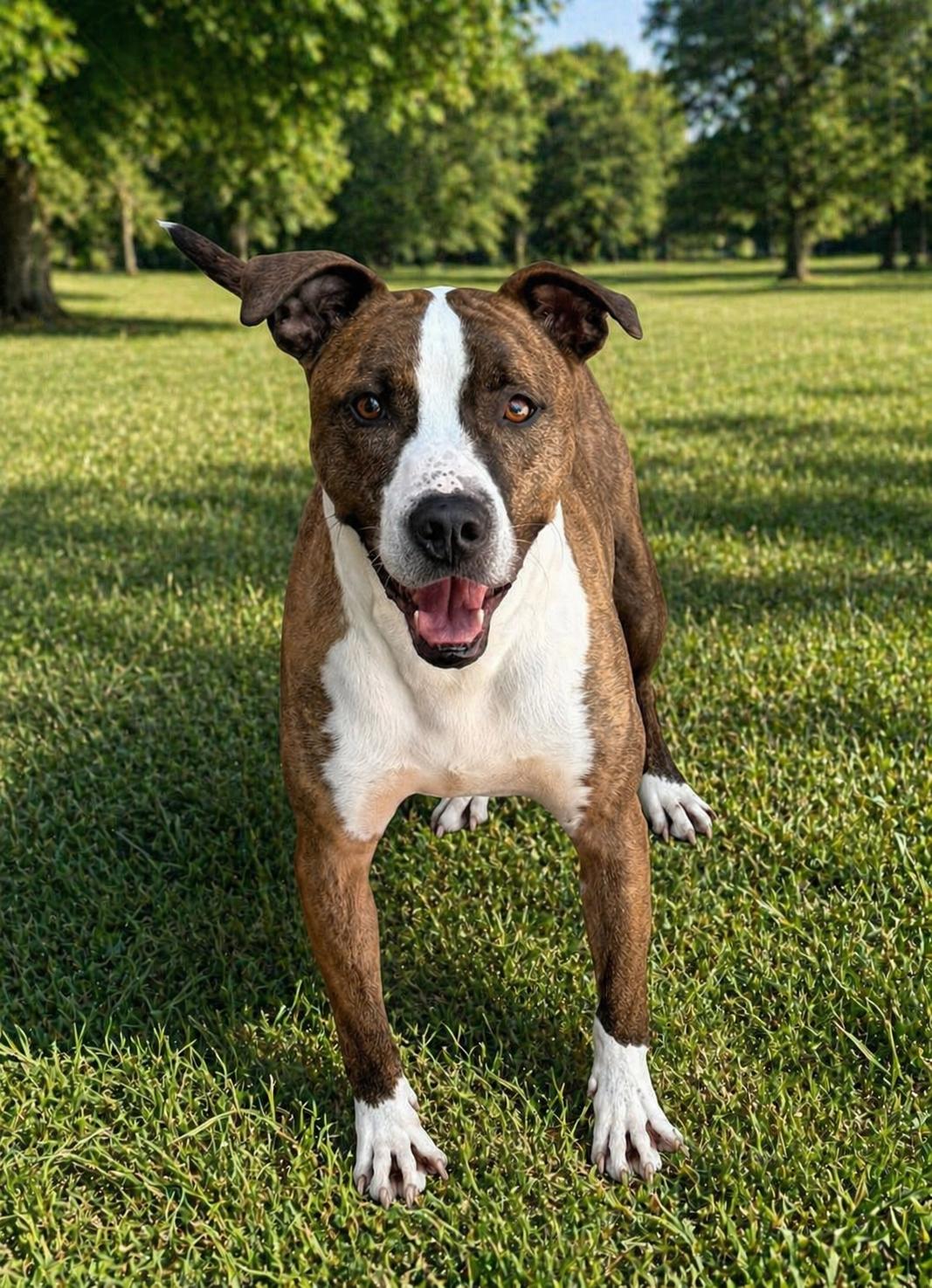 Enlarge Mouse, a Adoptable Pit Bull Terrier in Atchison, KS image 1/1