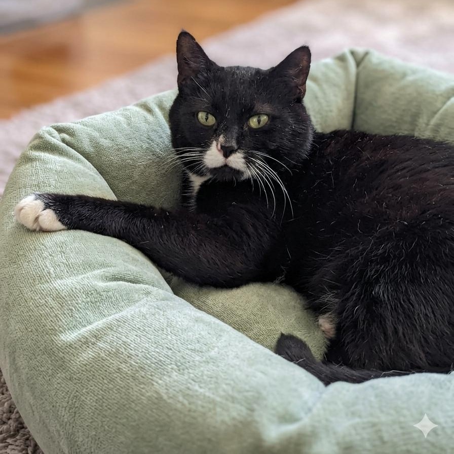 Enlarge Hook (Safe Outdoor Cat!), a ADOPTABLE Tuxedo in Montclair, NJ image 1/6