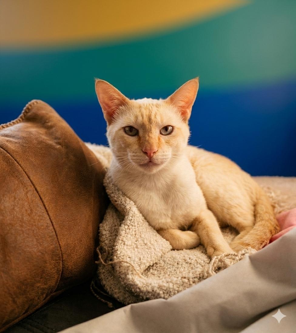 Salmon - Flame point Siamese, a Adoptable Siamese in Muskego, WI image 5/6