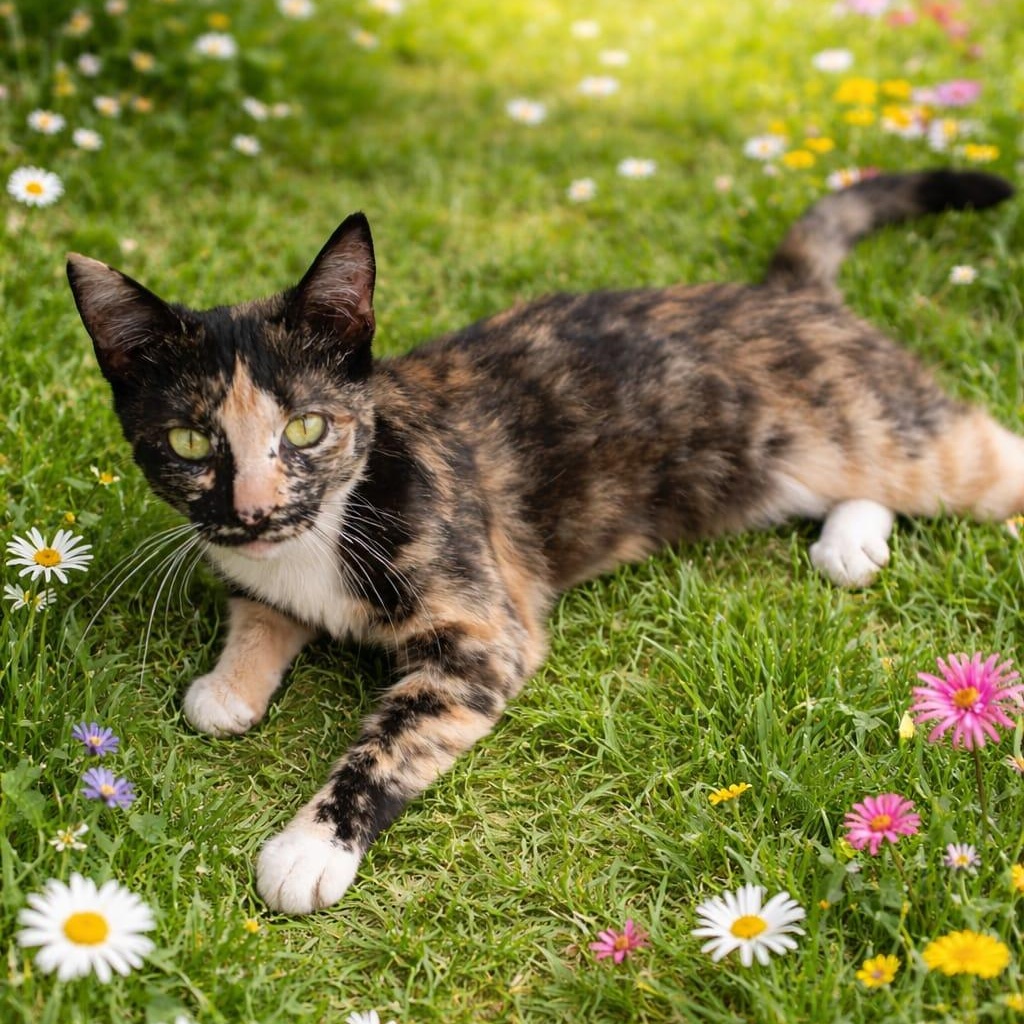 Albania, Adoptable, Young Female Tortoiseshell.