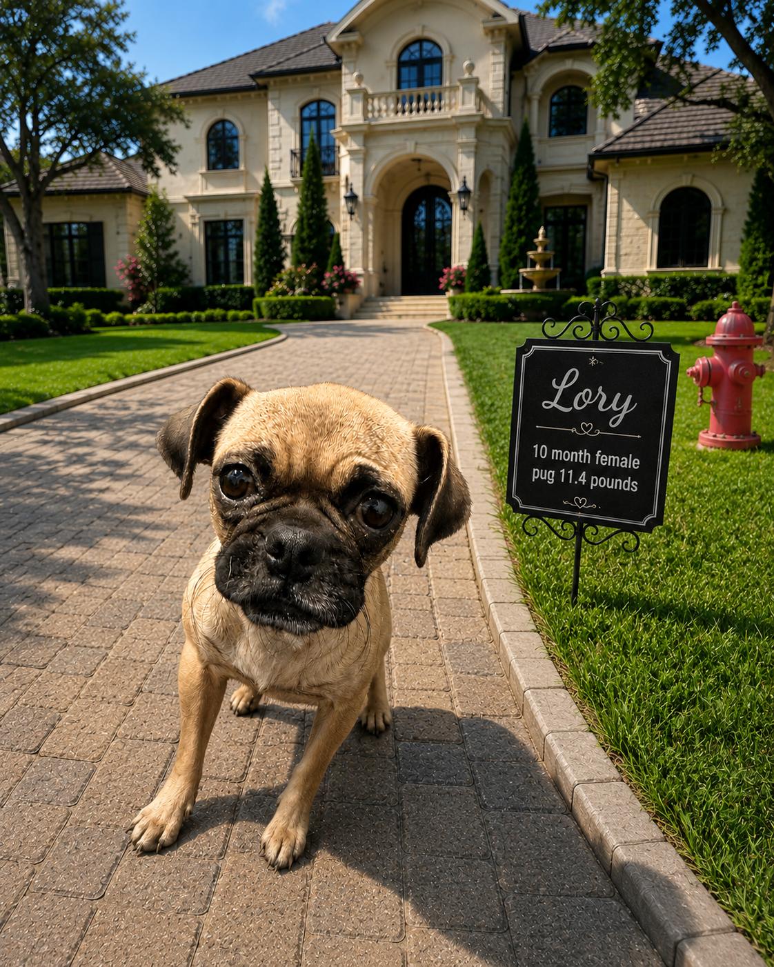 LORY – 10 MONTH FEMALE PUG@ PETCO, 5011 E. RAY ROAD, PHX 85044 ON SATURDAY, MAY 16TH, 11–2PM, Adoptable, Young Female Pug.