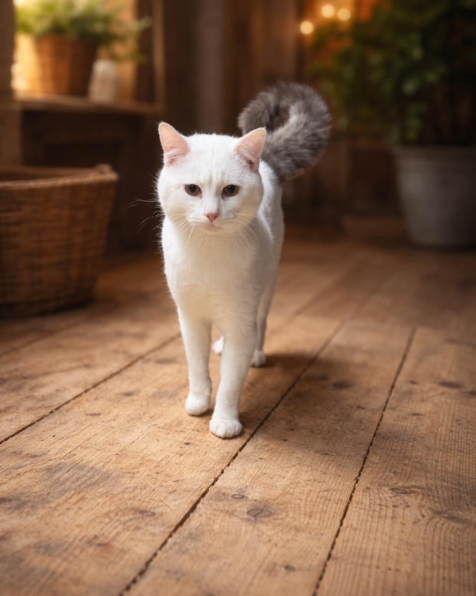 Enlarge Marshmallow , a ADOPTABLE Domestic Short Hair in Elwood, IL image 6/6