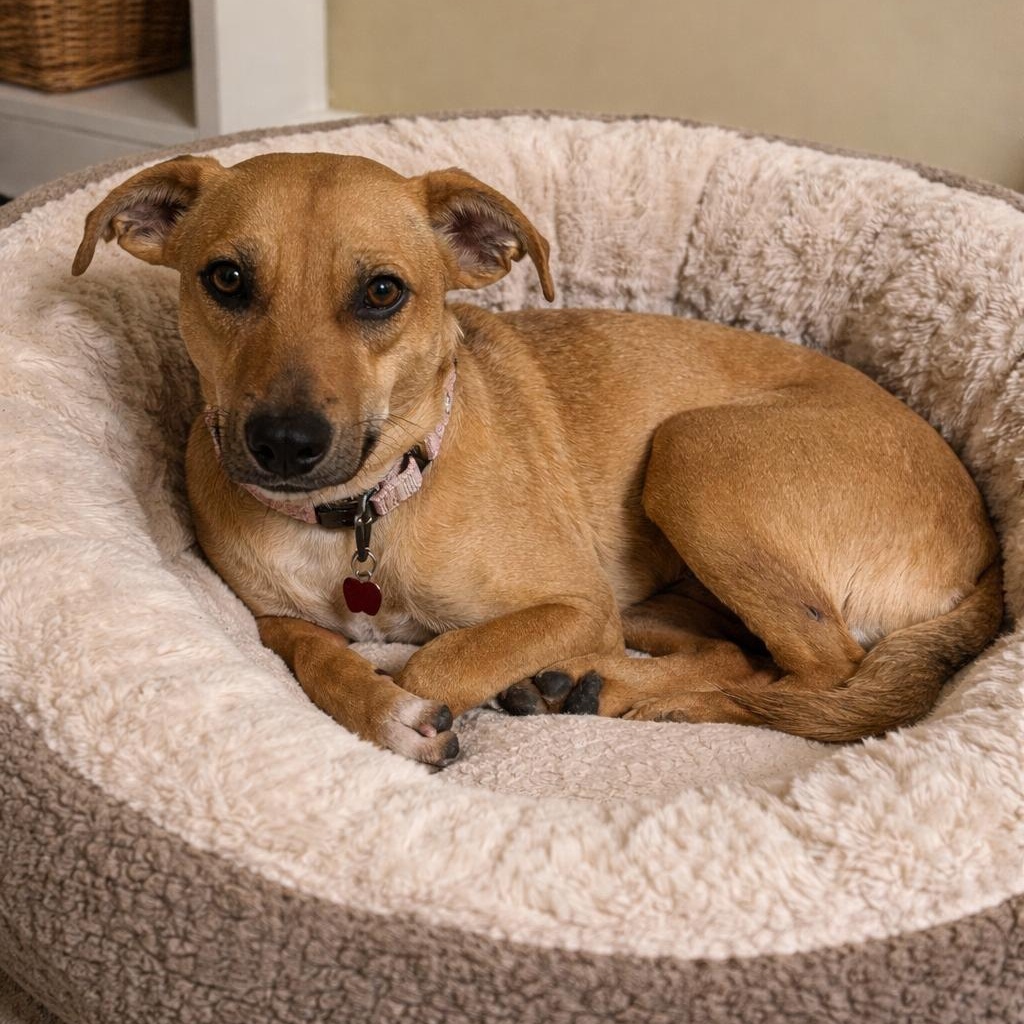 Merry-Sweet, Loving, Cuddles & Great w/Dogs (fostered in Danvers,MA & weighs 35 lbs) — thumbnail 3