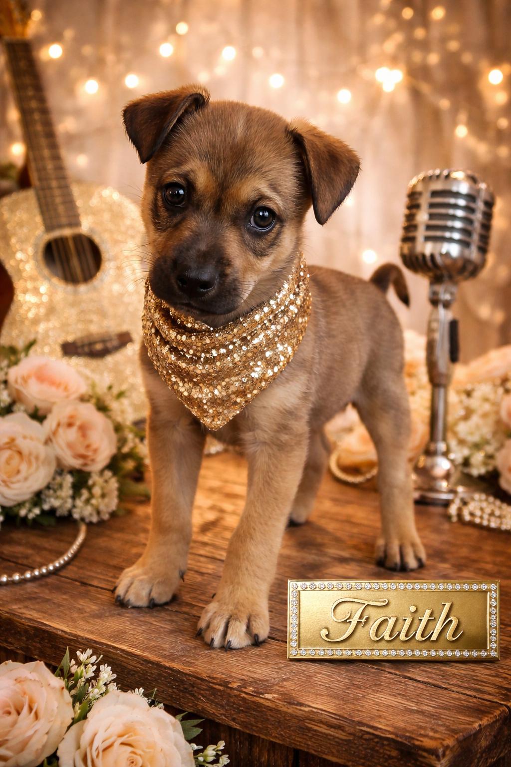 Faith, ADOPTABLE, Puppy Female German Shepherd Dog & Siberian Husky.