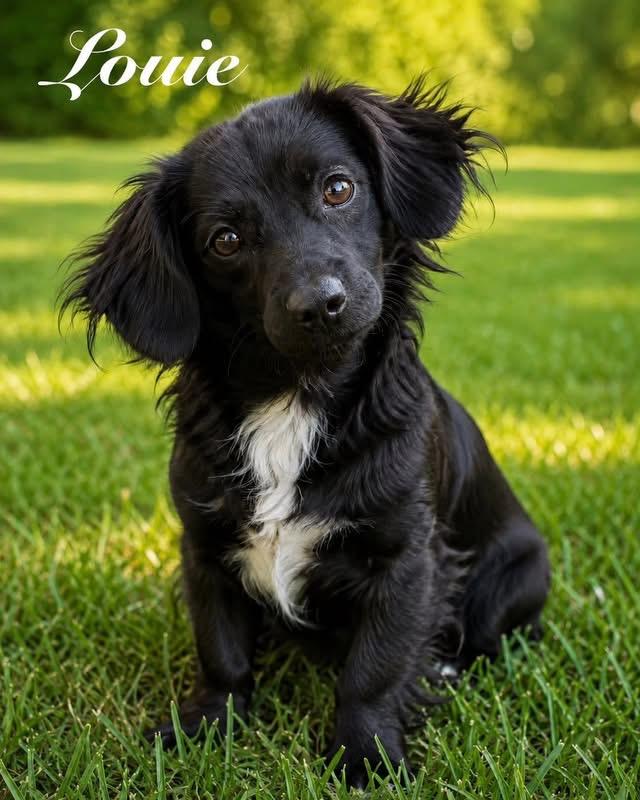 Louie, adopted, Adult Male Dachshund (Long Haired).