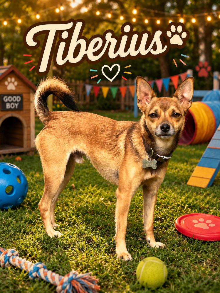 Enlarge Tiberius, a Adoptable mixed breed in Tulsa, OK image 1/1