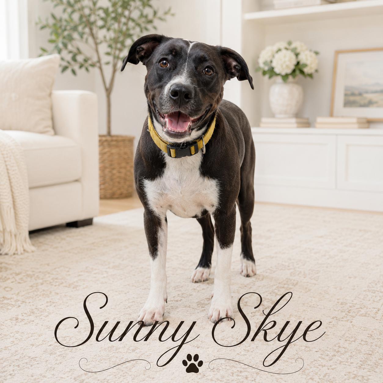 Sunny Skye, Adoptable, Young Female Black Labrador Retriever & Labrador Retriever.