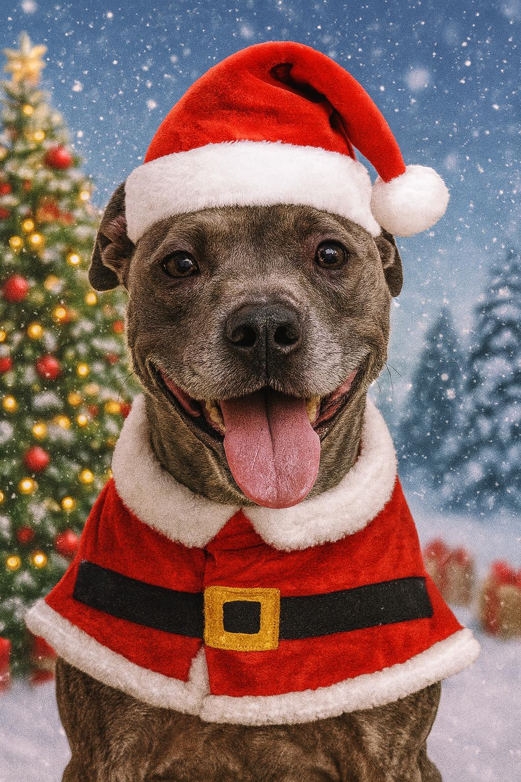 Toni, Adoptable, Young Female Catahoula Leopard Dog & Weimaraner.