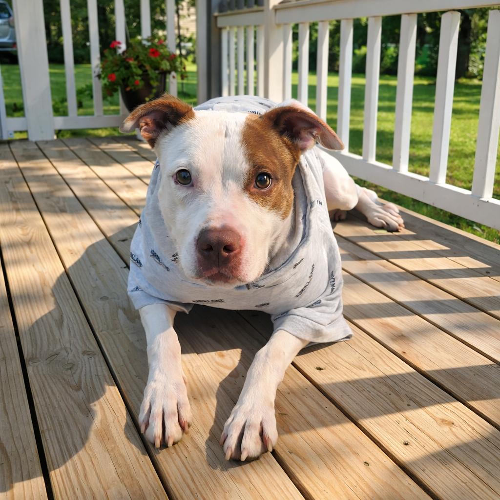 Iris -s, ADOPTABLE, Young Female American Bulldog & Catahoula Leopard Dog.