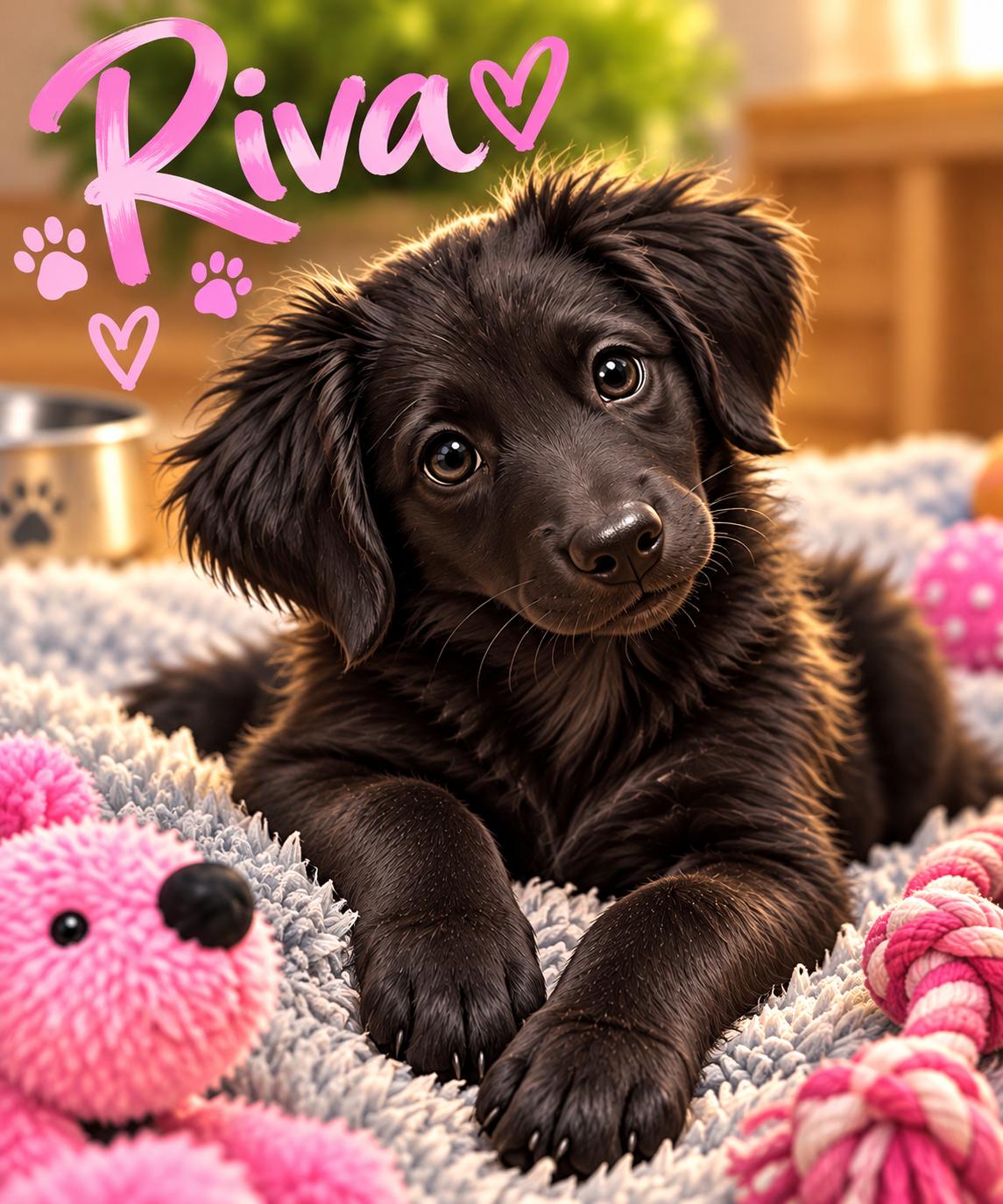 Riva, Adoptable, Puppy Female Border Collie.