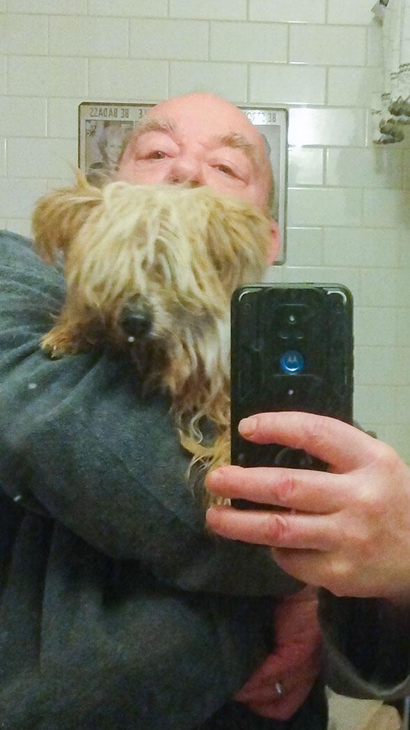 Enlarge Tina Turner - Shaggy Little Love Bug -boy  Tongue hangs out Happy, a Adoptable mixed breed in Queens Village, NY image 4/5