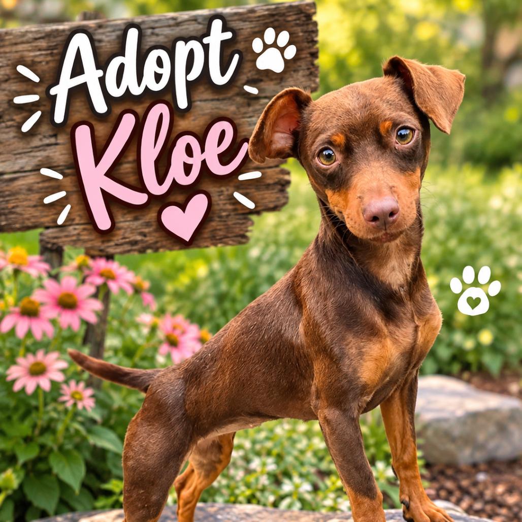 Enlarge Kloe, a Adoptable Miniature Pinscher in Rochester, MN image 1/6