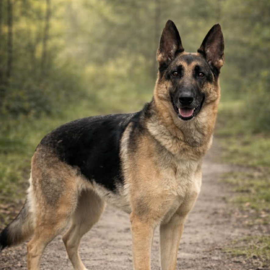 Regina, adopted, Adult Female German Shepherd Dog.