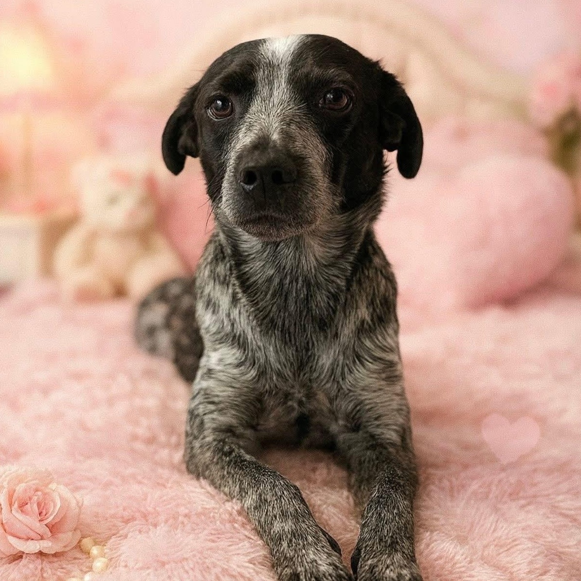 Tessie, ADOPTABLE, Adult Female Australian Cattle Dog / Blue Heeler.