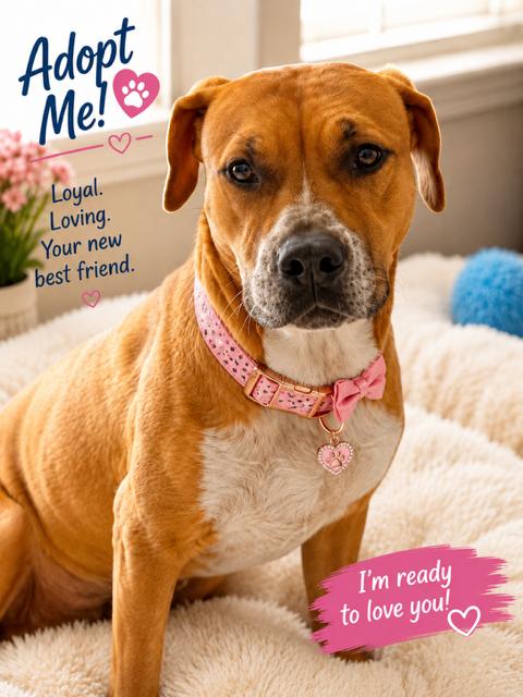 Enlarge Rosy, a Adoptable mixed breed in Cypress, TX image 2/6