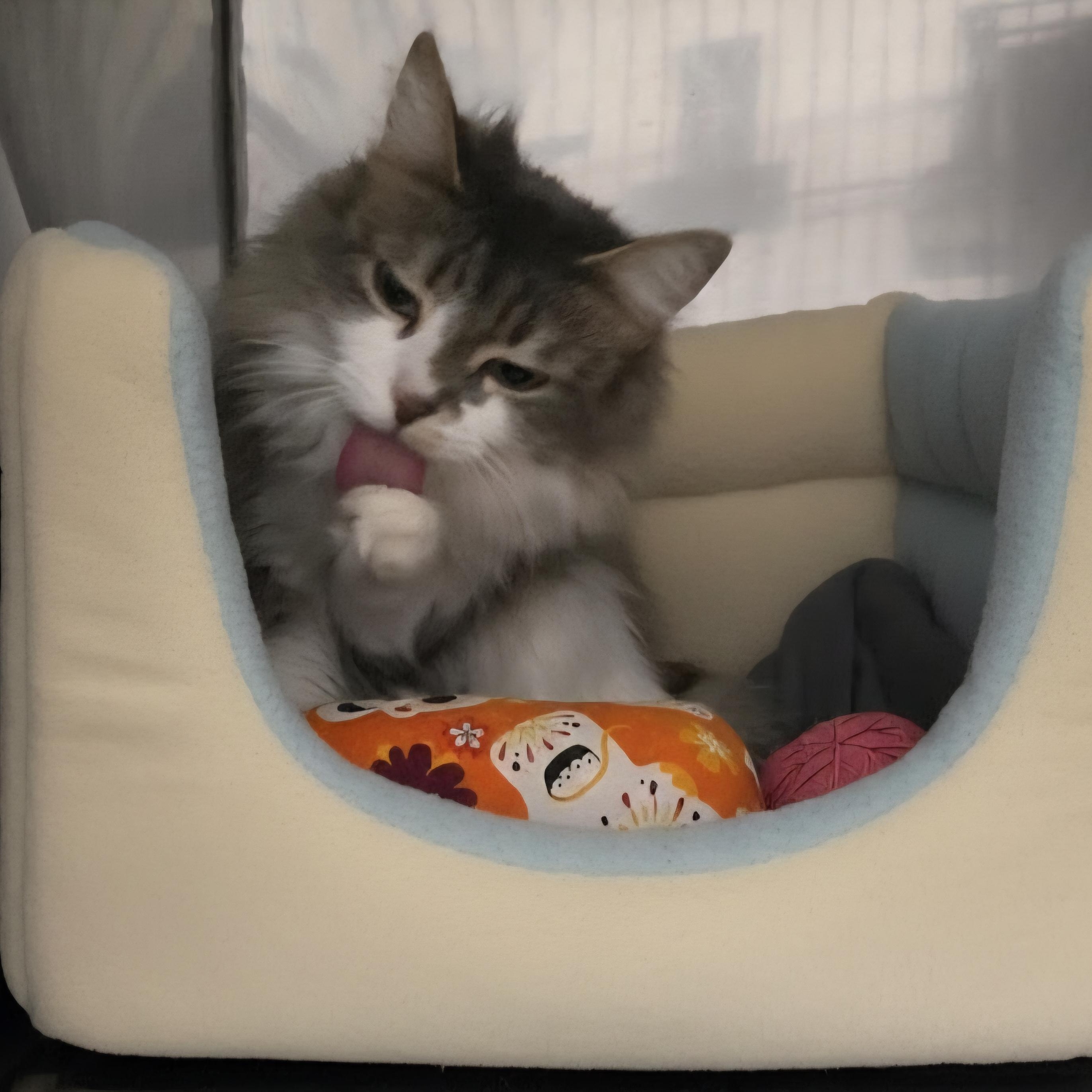Enlarge Frenchy, an adopted Domestic Long Hair in Grand Rapids, MI image 4/6