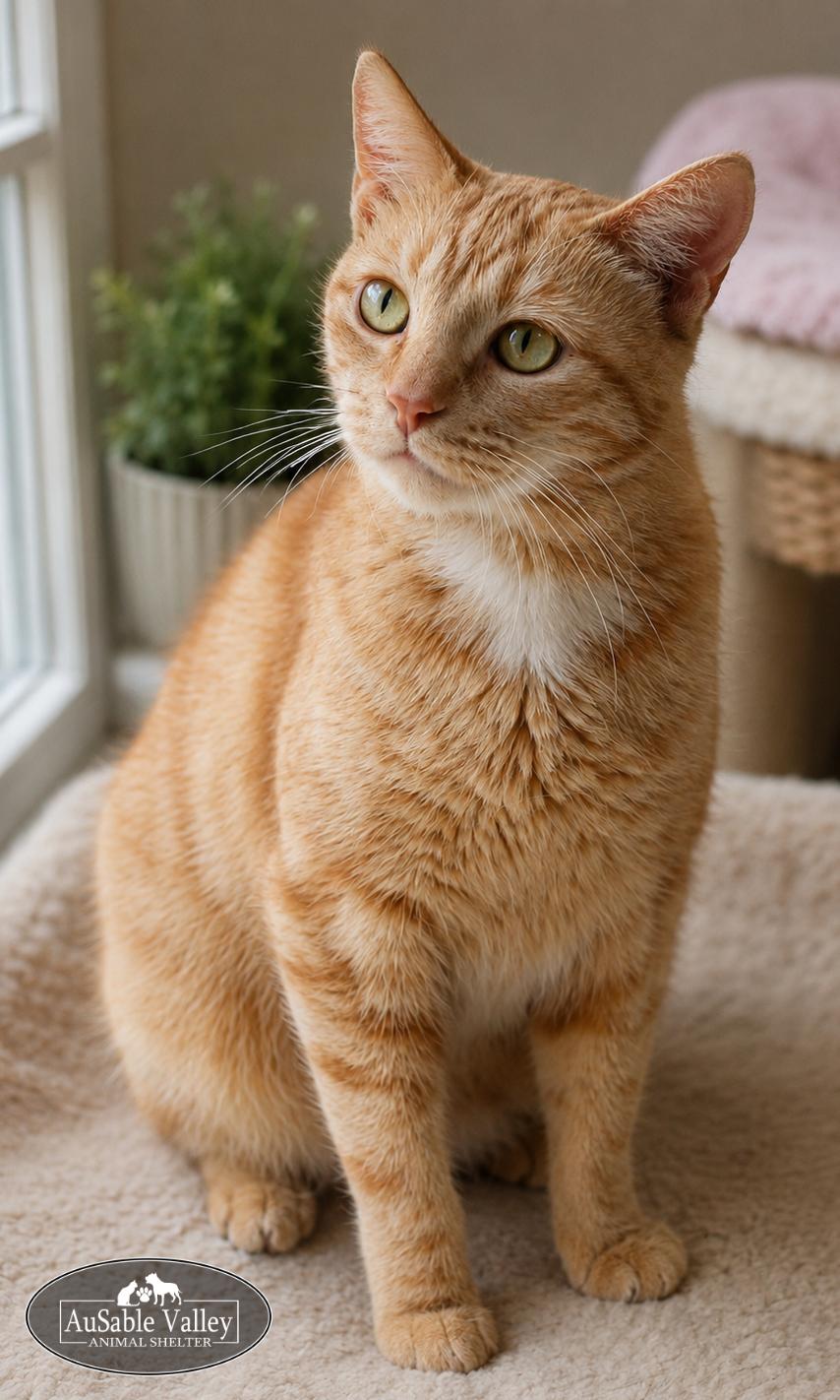 Enlarge Marigold, an adopted Domestic Short Hair in Grayling, MI image 6/6