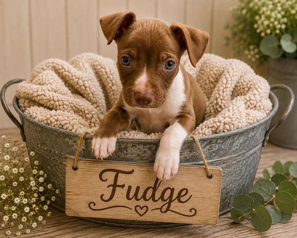 Enlarge Fudge, a Adoptable mixed breed in Centralia, IL image 1/2