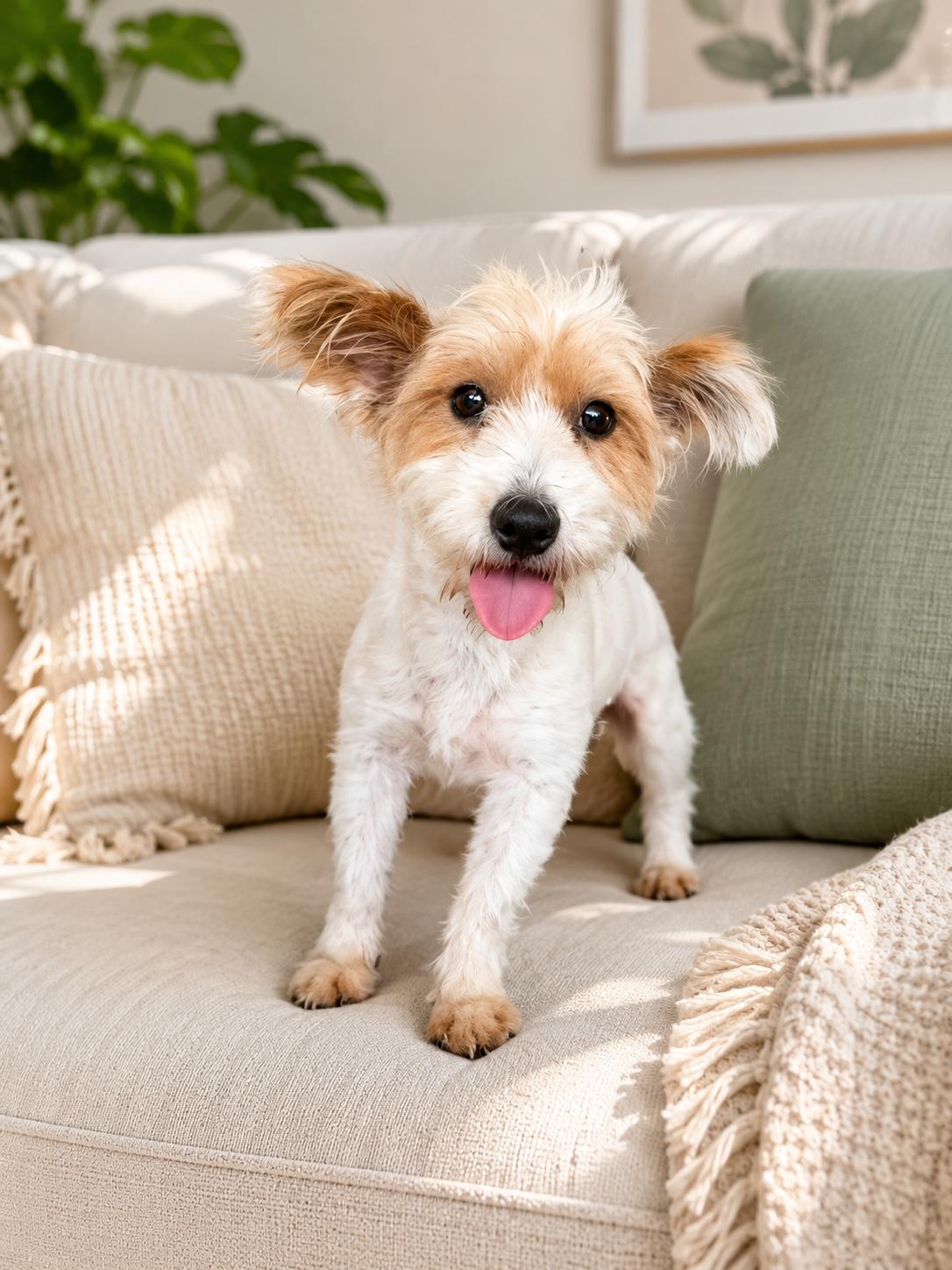 Coco, adopted, Young Female Mixed Breed.