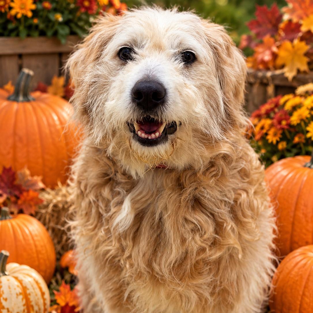 Kal El- 53961, Adoptable, Adult Male Goldendoodle.