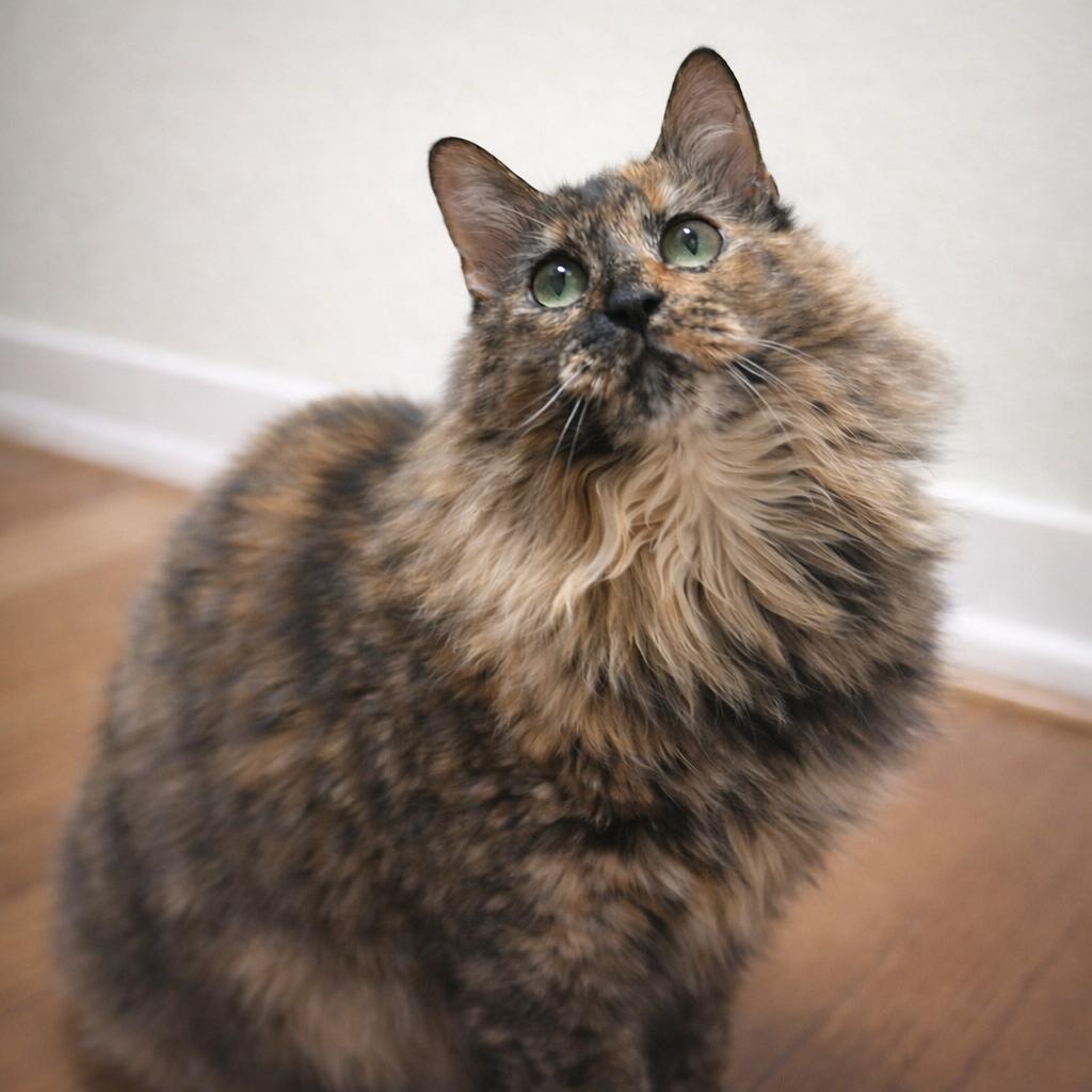 Charlotte — Graceful, Loyal, and Waiting for the Right Heart, Adoptable, Adult Female Tortoiseshell & Domestic Long Hair.