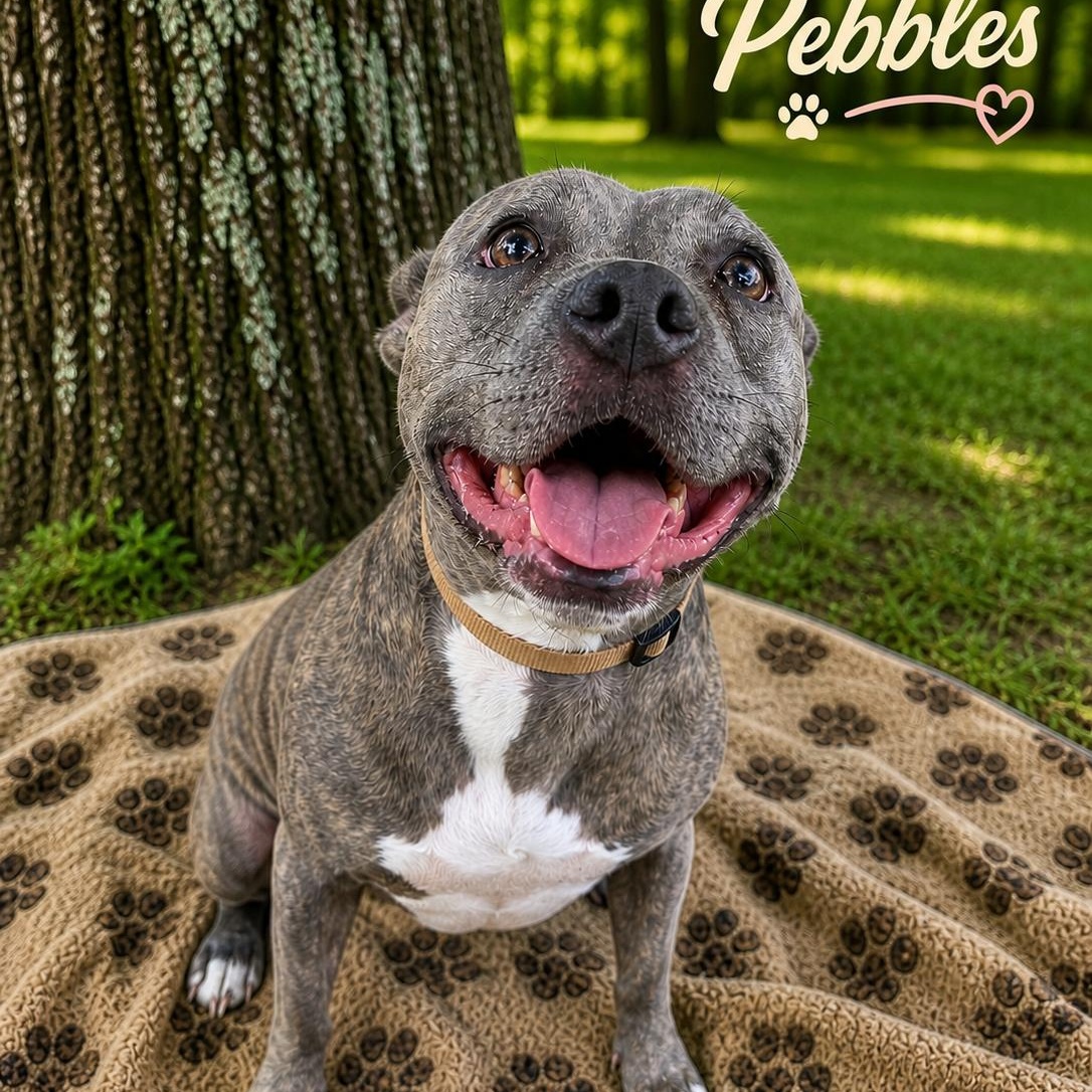 Pebbles, Adoptable, Young Female Pit Bull Terrier.