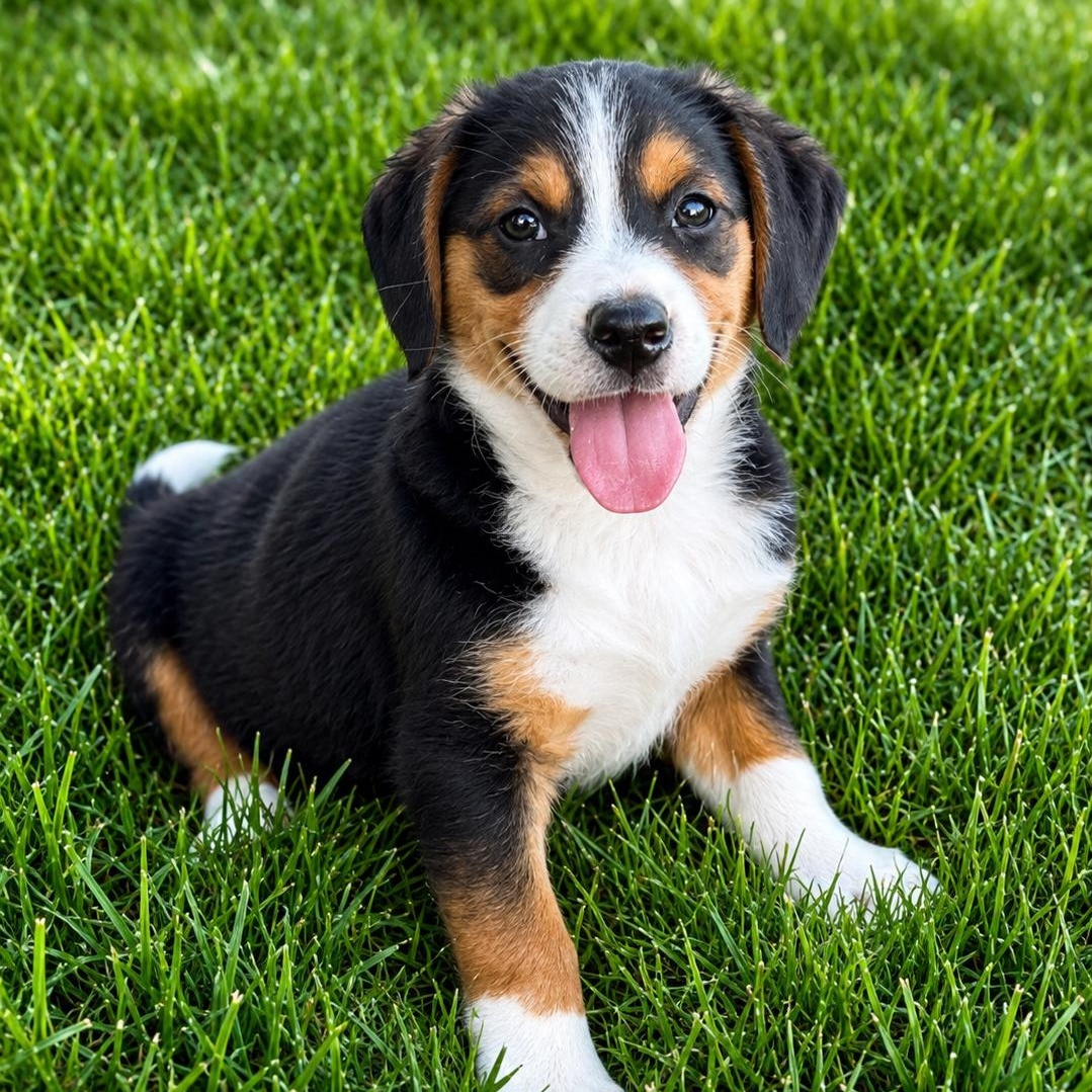Joey, adopted, Puppy Male Beagle.