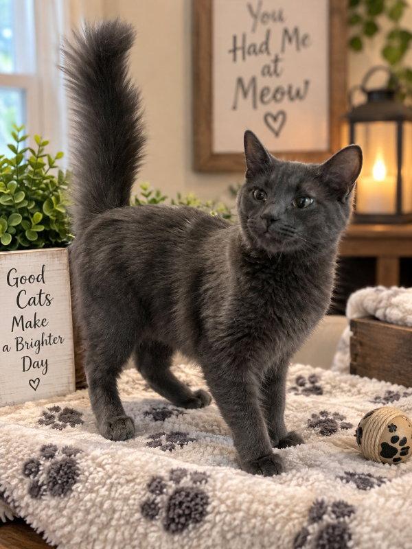 Enlarge Theodore, a Adopted Russian Blue in Knoxville, TN image 2/3