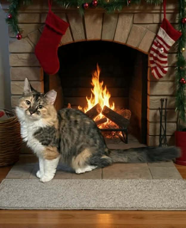 NUTMEG - FFPR, Adoptable, Young Female Domestic Long Hair.