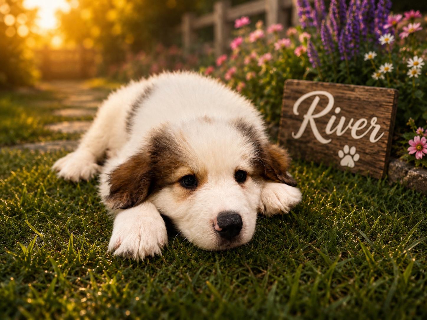 Enlarge River, a Adoptable mixed breed in Chickamauga, GA image 4/6