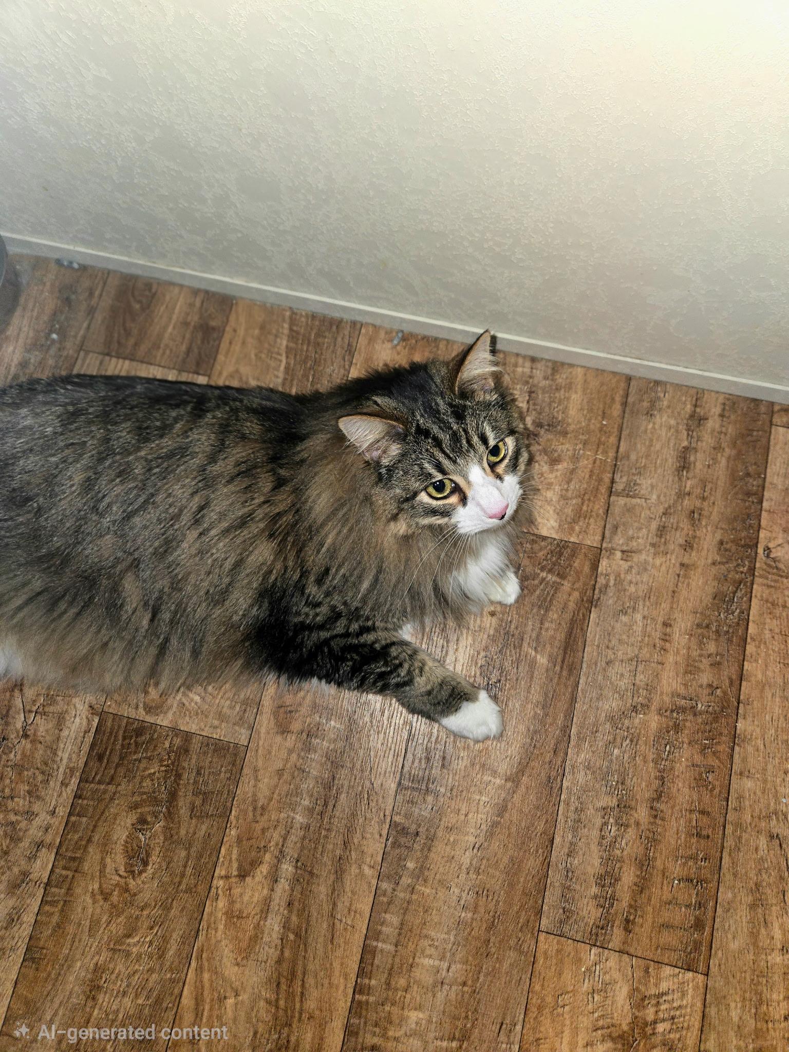 Owl, an adopted Domestic Long Hair in Fort Worth, TX image 5/5