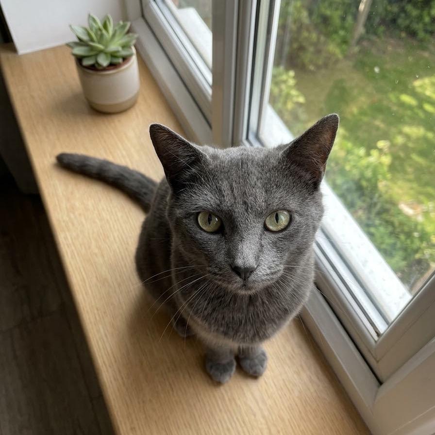 Enlarge Nix, a Adoptable Russian Blue in Booneville, AR image 1/1