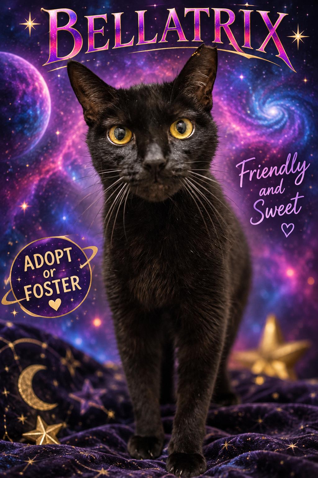 Enlarge Bellatrix (FCID# 08/24/2026 - 44 Trainer), a Adoptable Domestic Short Hair in Greenville, DE image 1/3