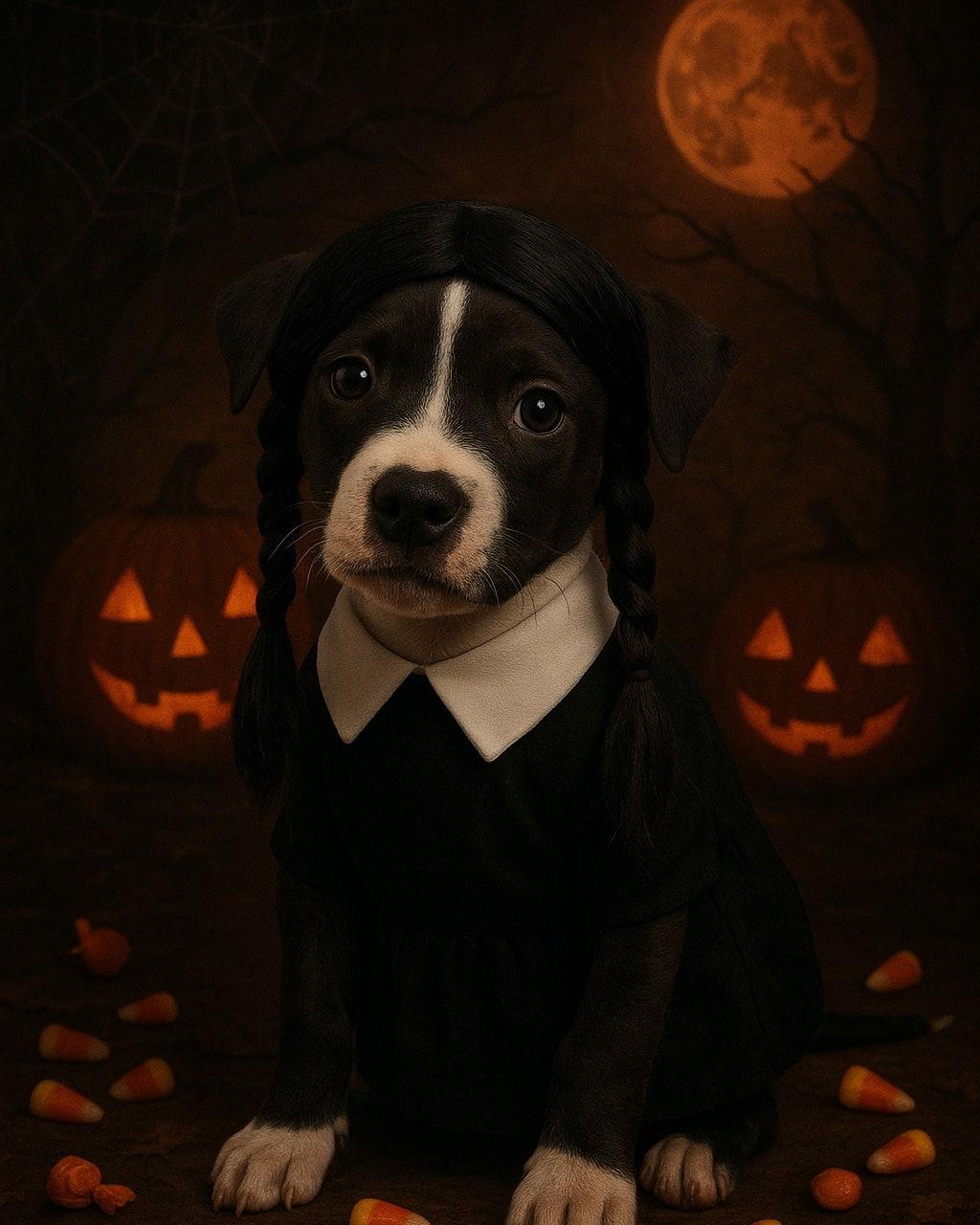 Wednesday, Adoptable, Puppy Female Pit Bull Terrier.