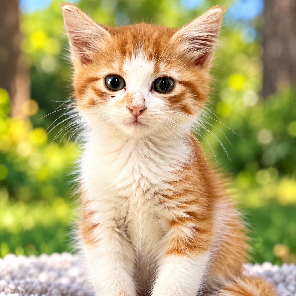 ZIPPER, Adoptable, Kitten Male Domestic Medium Hair.
