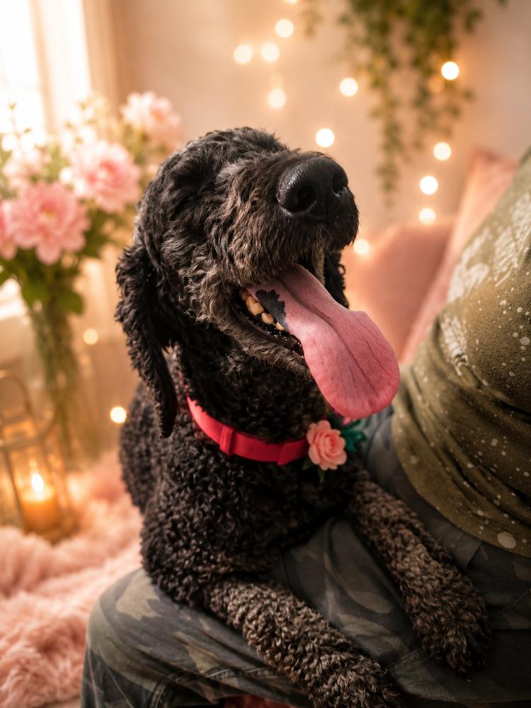 Shakira, a Adoptable Goldendoodle in Mauston, WI image 2/2