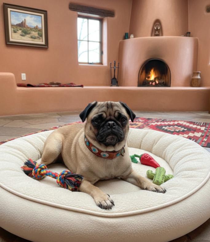 PUGSLEY, ADOPTABLE, Young Male Pug.