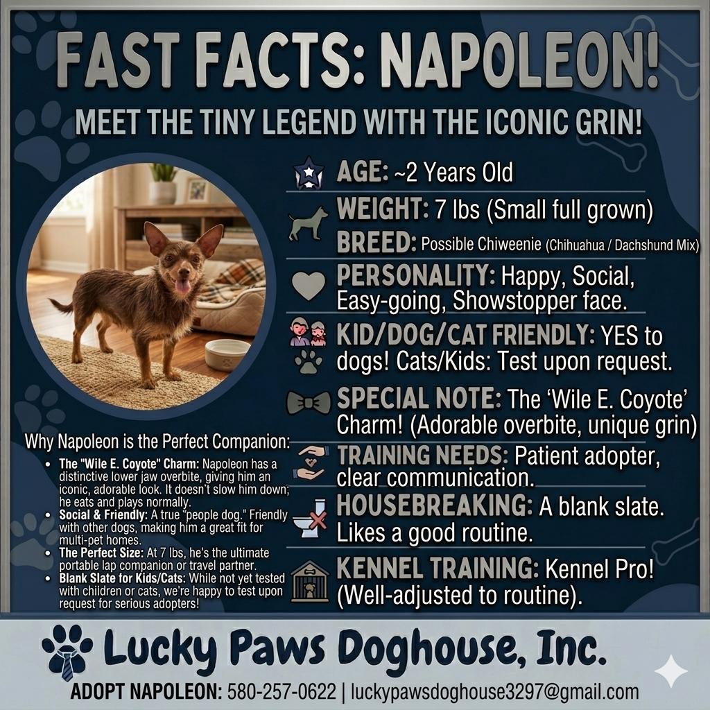 Enlarge Napoleon, an adoptable mixed breed in Clarence Center, NY image 2/4