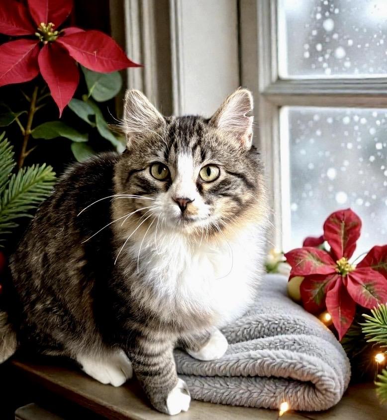 Enlarge Otter KITTEN, a ADOPTABLE Domestic Medium Hair in Perry, IA image 2/5