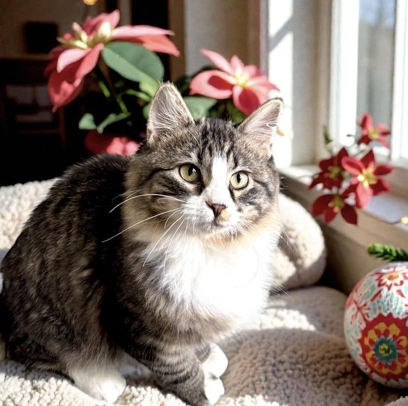 Enlarge Otter KITTEN, a ADOPTABLE Domestic Medium Hair in Perry, IA image 5/5