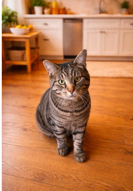 Rudy, Adoptable, Adult Male Tabby.