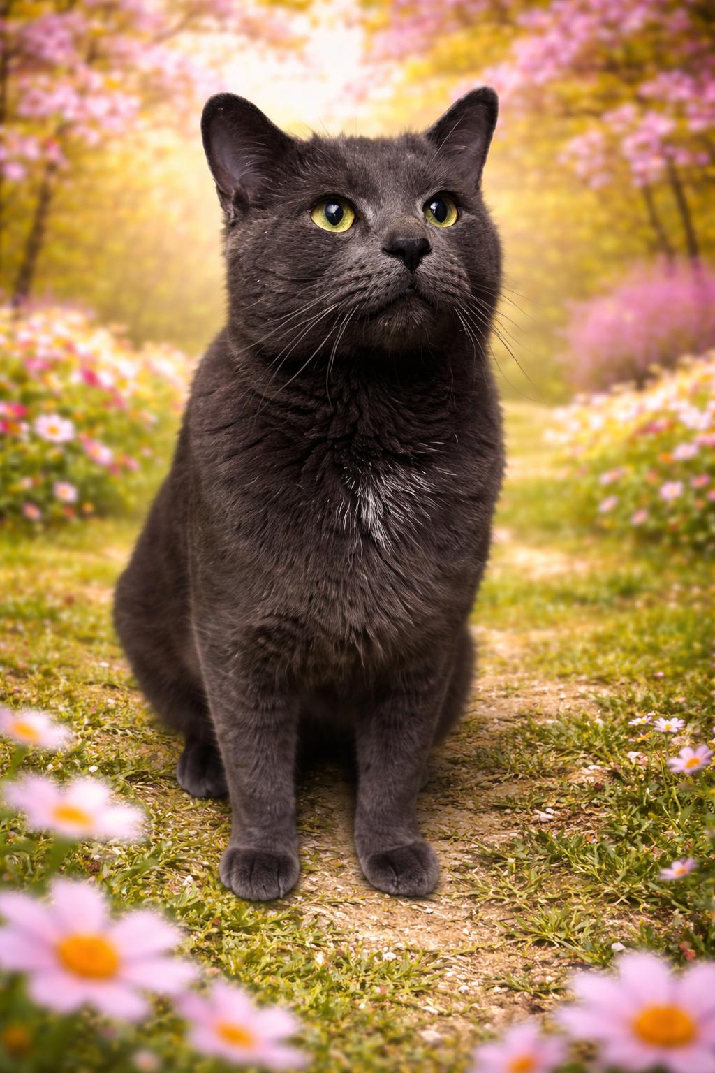 Enlarge Sterling, a ADOPTABLE Russian Blue in Belleville, MI image 1/3