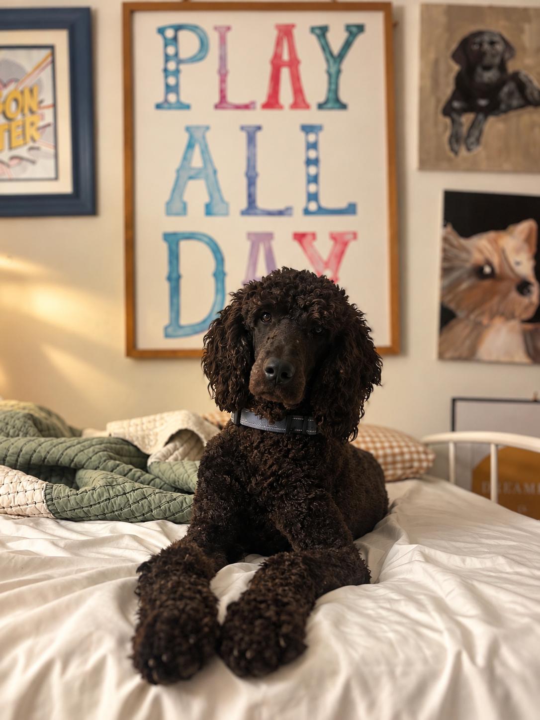 Enlarge Lucky- very handsome boy, a Adoptable Standard Poodle in Oakhurst, NJ image 2/3